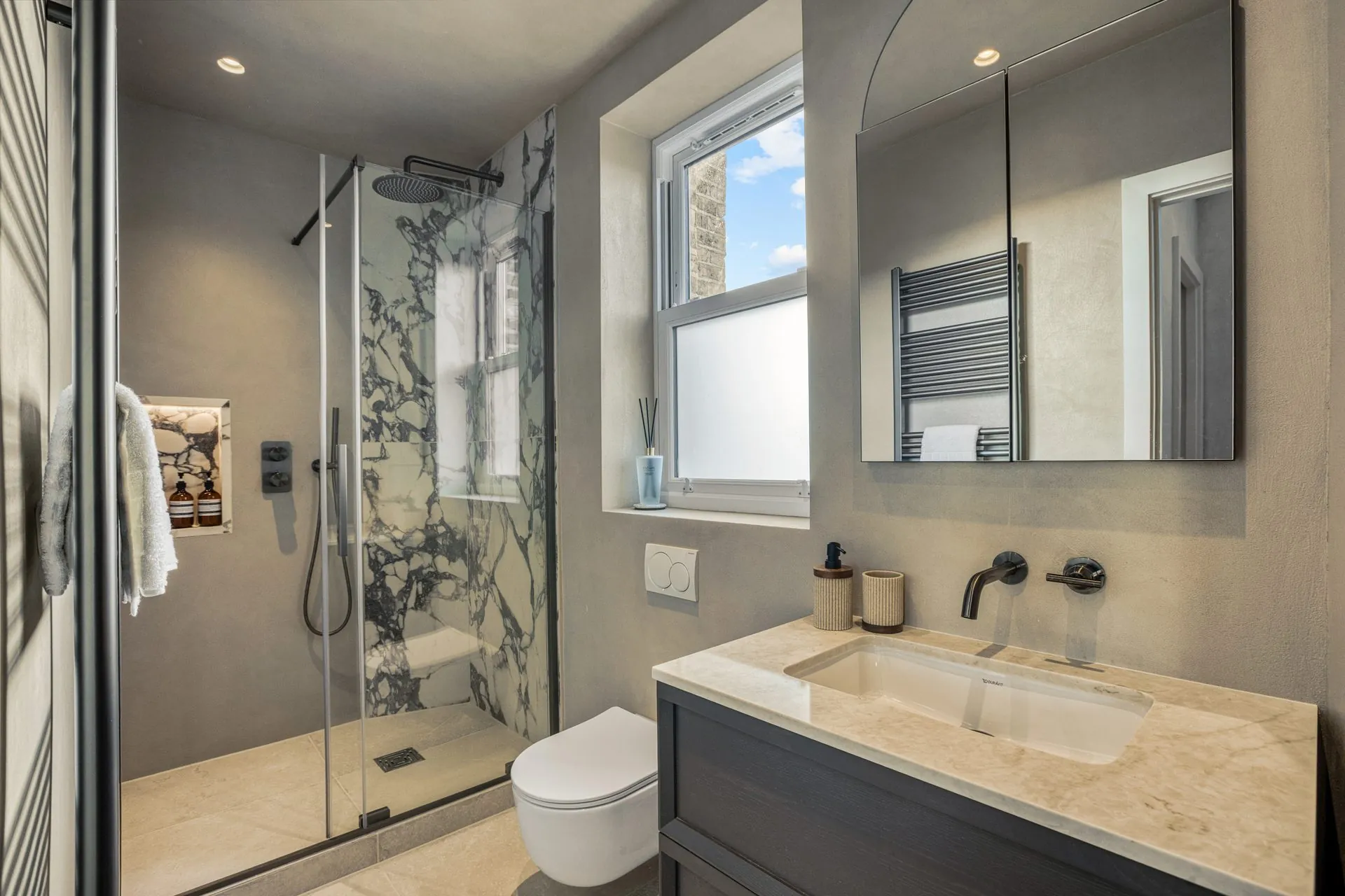 Interior of the renovated Portobello Road apartment